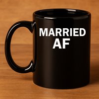 Married AF 11oz C Handle Ceramic Mug