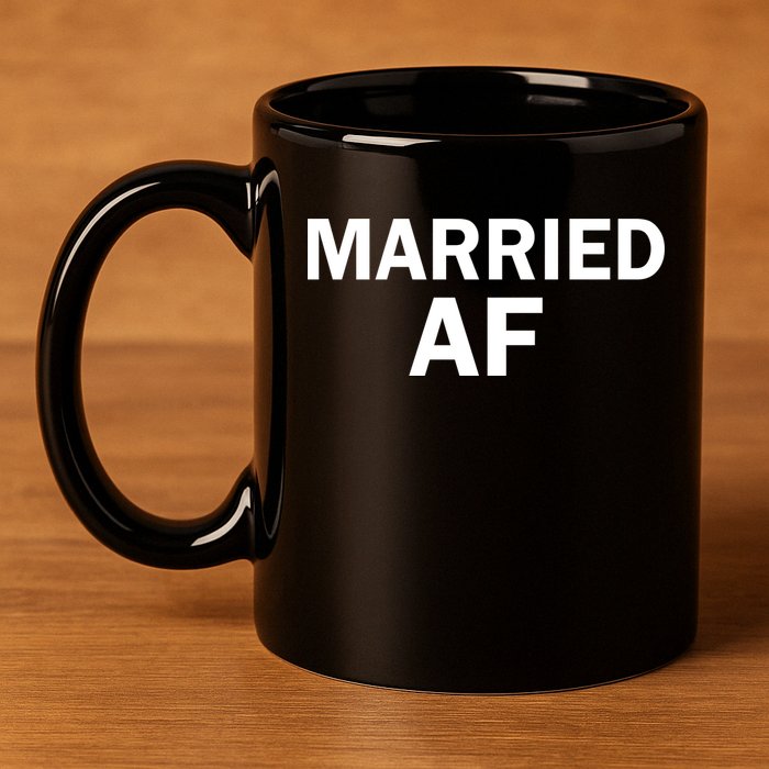 Married AF 11oz C Handle Ceramic Mug