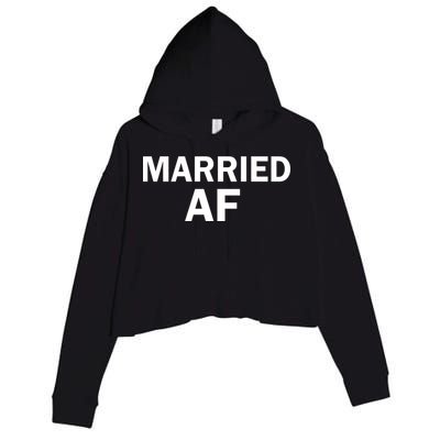 Married AF Crop Fleece Hoodie