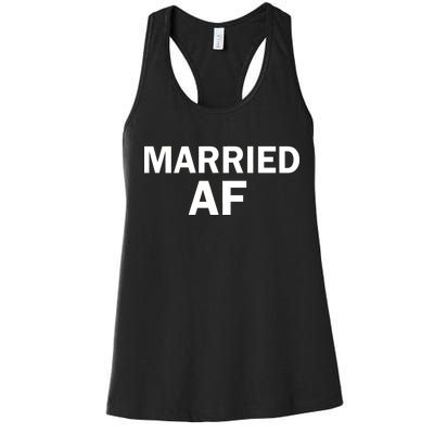 Married AF Women's Racerback Tank