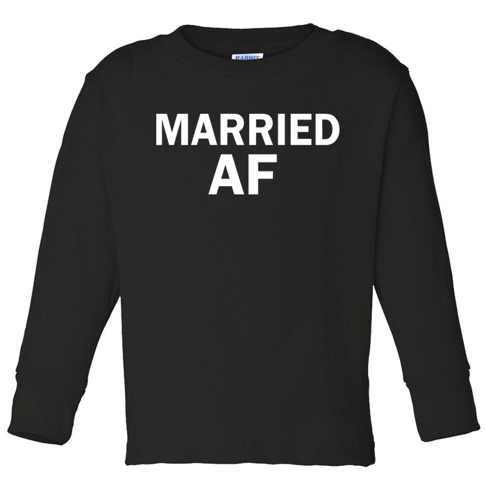 Married AF Toddler Long Sleeve Shirt