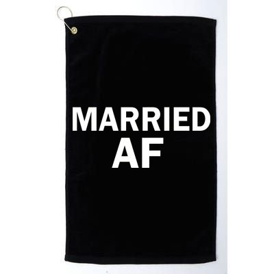 Married AF Platinum Collection Golf Towel