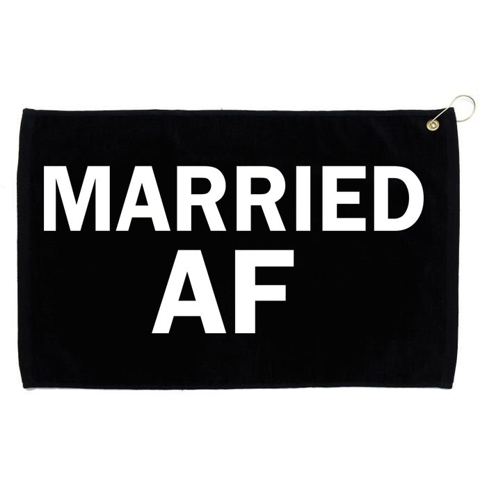 Married AF Grommeted Golf Towel