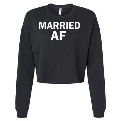 Married AF Cropped Pullover Crew