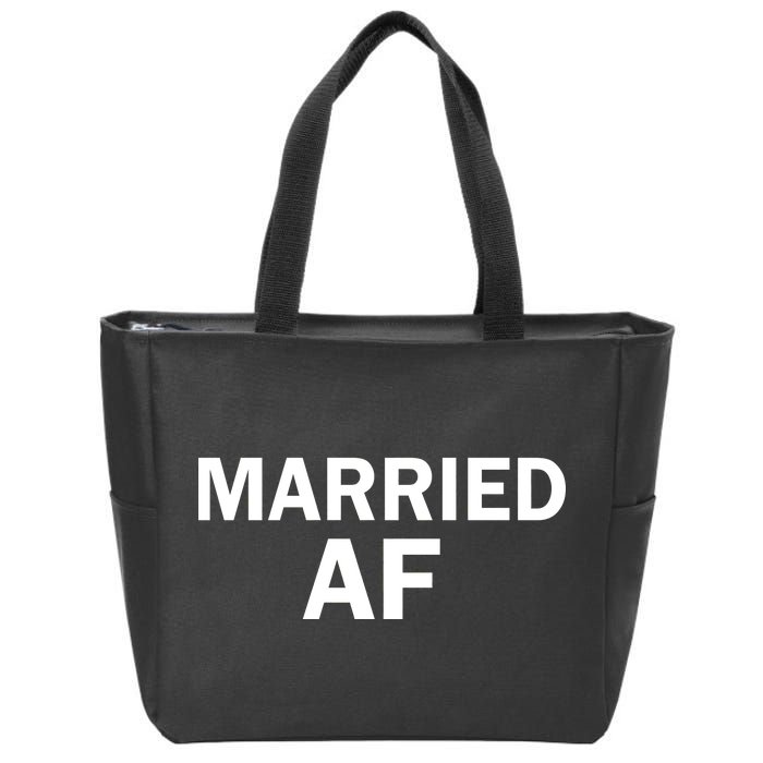 Married AF Zip Tote Bag