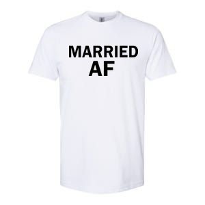 Married AF Softstyle CVC T-Shirt