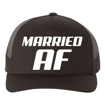 Married AF Funny Marriage Wedding Yupoong Adult 5-Panel Trucker Hat