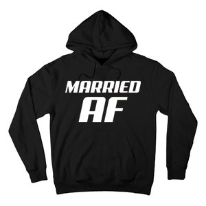 Married AF Funny Marriage Wedding Hoodie