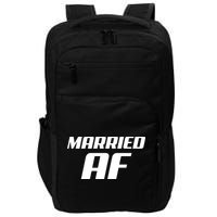 Married AF Funny Marriage Wedding Impact Tech Backpack