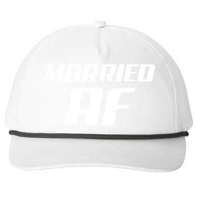 Married AF Funny Marriage Wedding Snapback Five-Panel Rope Hat