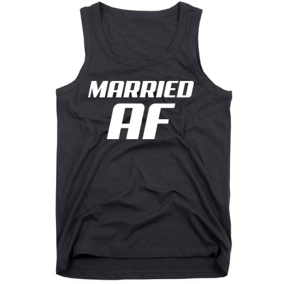 Married AF Funny Marriage Wedding Tank Top