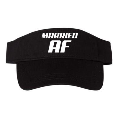 Married AF Funny Marriage Wedding Valucap Bio-Washed Visor