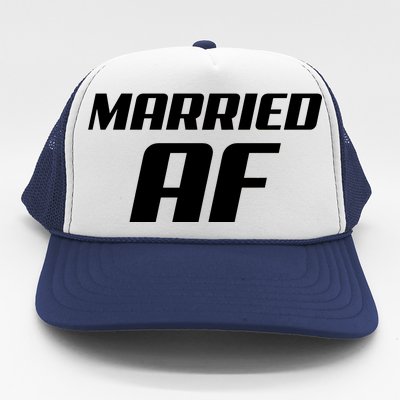 Married AF Funny Marriage Wedding Trucker Hat