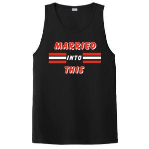 Married Into This Cleveland Football Fan PosiCharge Competitor Tank