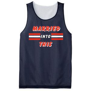 Married Into This Cleveland Football Fan Mesh Reversible Basketball Jersey Tank