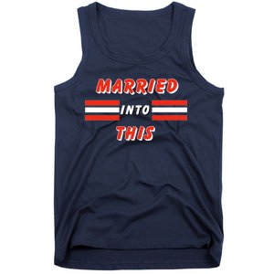 Married Into This Cleveland Football Fan Tank Top