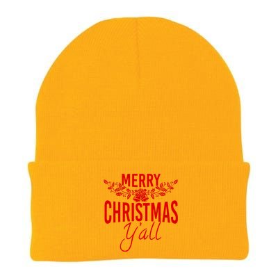 Marry Christmas Y'all Knit Cap Winter Beanie