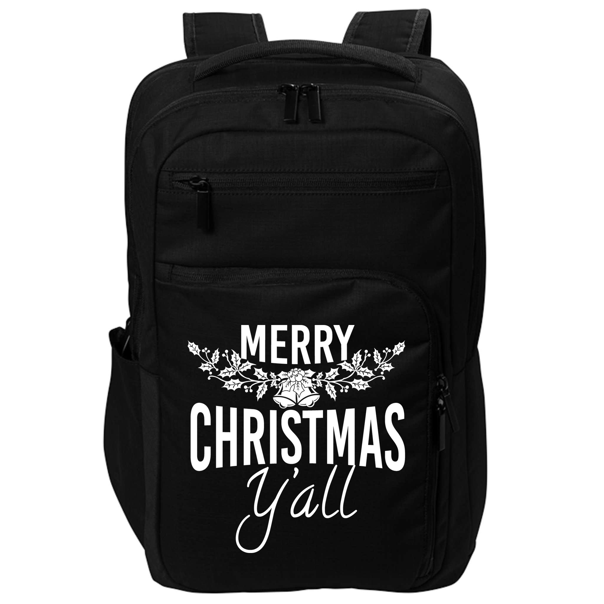 Marry Christmas Y'all Impact Tech Backpack