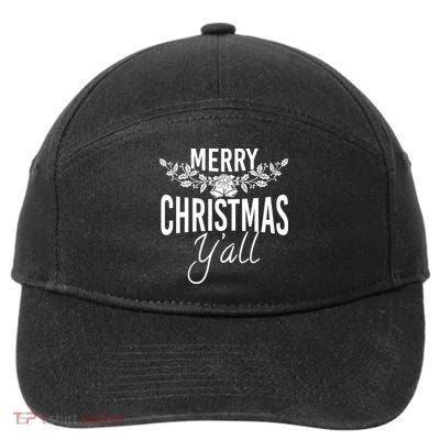 Marry Christmas Y'all 7-Panel Snapback Hat