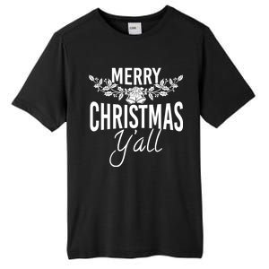 Marry Christmas Y'all Tall Fusion ChromaSoft Performance T-Shirt