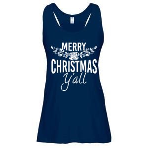 Marry Christmas Y'all Ladies Essential Flowy Tank