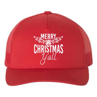 Marry Christmas Y'all Yupoong Adult 5-Panel Trucker Hat