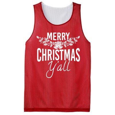 Marry Christmas Y'all Mesh Reversible Basketball Jersey Tank