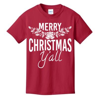 Marry Christmas Y'all Kids T-Shirt