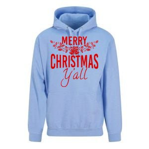 Marry Christmas Y'all Unisex Surf Hoodie