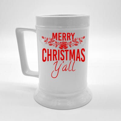 Marry Christmas Y'all Beer Stein