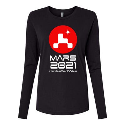 Mars 2021 Perseverance Womens Cotton Relaxed Long Sleeve T-Shirt