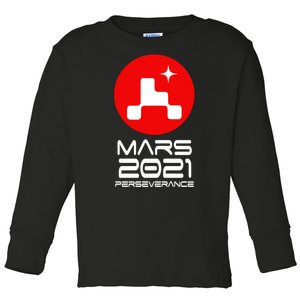 Mars 2021 Perseverance Toddler Long Sleeve Shirt