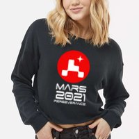 Mars 2021 Perseverance Cropped Pullover Crew