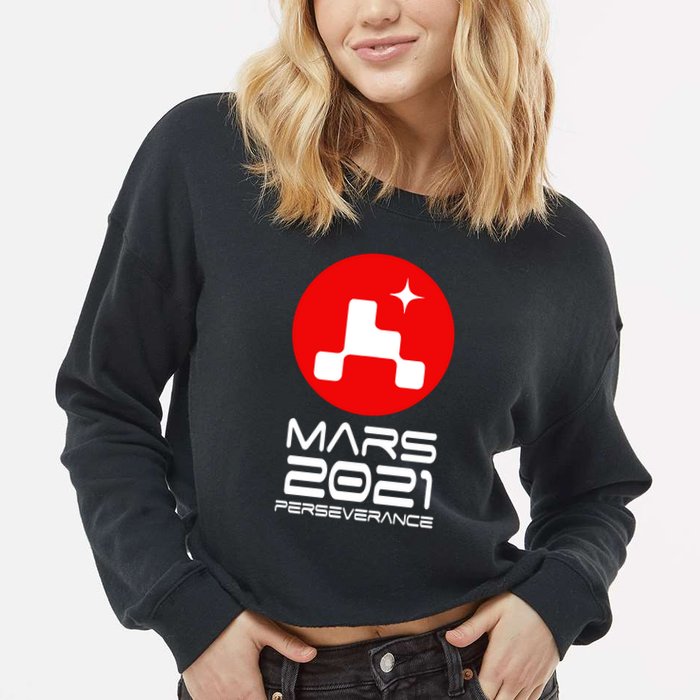 Mars 2021 Perseverance Cropped Pullover Crew