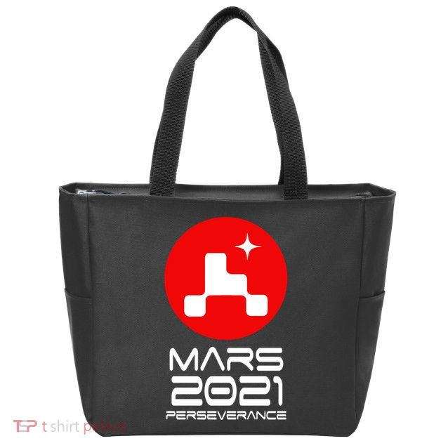 Mars 2021 Perseverance Zip Tote Bag