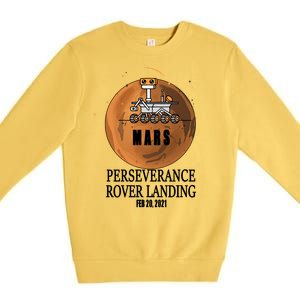 Mars Rover Landing Perseverance Premium Crewneck Sweatshirt