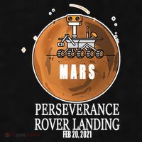 Mars Rover Landing Perseverance Ladies PosiCharge Tri-Blend Wicking Tank