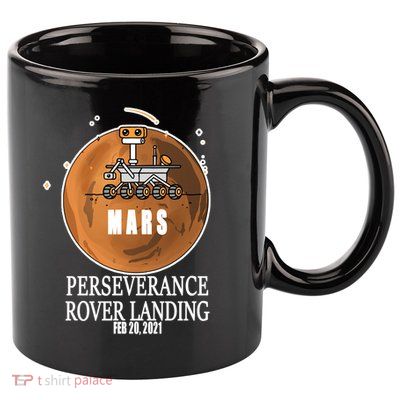Mars Rover Landing Perseverance 11oz C Handle Ceramic Mug