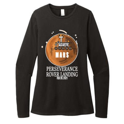 Mars Rover Landing Perseverance Womens CVC Long Sleeve Shirt