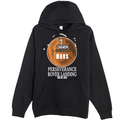 Mars Rover Landing Perseverance Premium Pullover Hoodie