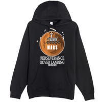 Mars Rover Landing Perseverance Premium Pullover Hoodie