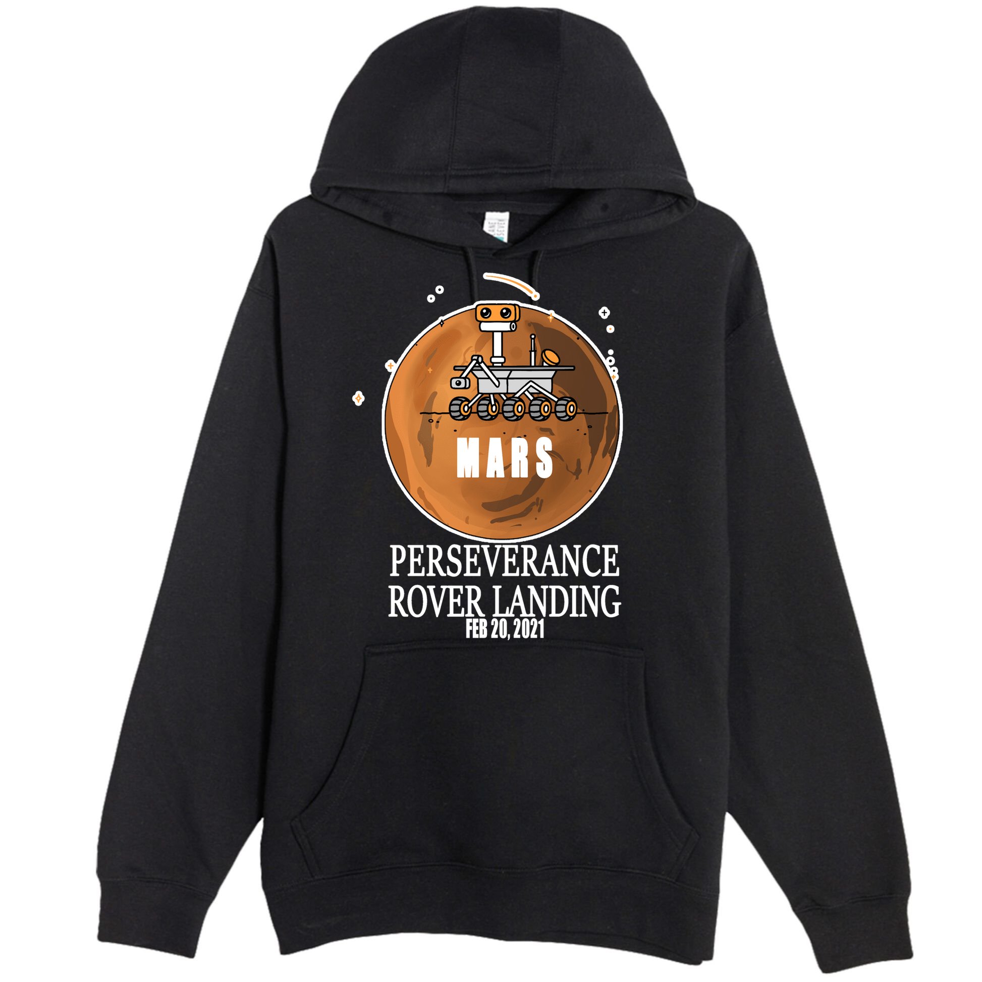 Mars Rover Landing Perseverance Premium Pullover Hoodie