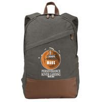 Mars Rover Landing Perseverance Cotton Canvas Backpack
