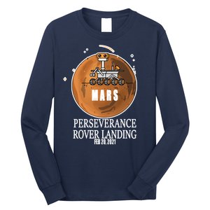 Mars Rover Landing Perseverance Long Sleeve Shirt