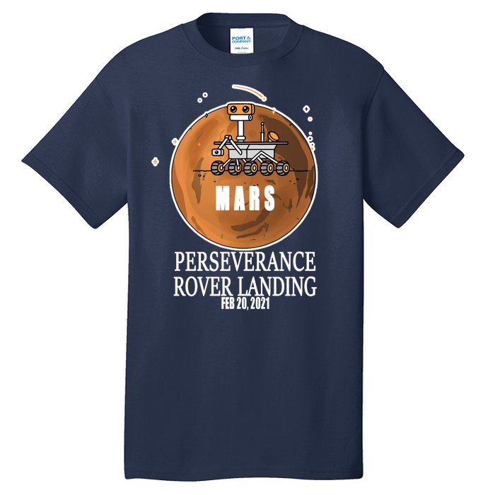 Mars Rover Landing Perseverance Tall T-Shirt