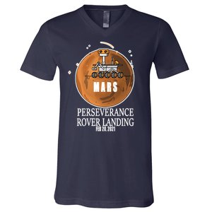 Mars Rover Landing Perseverance V-Neck T-Shirt