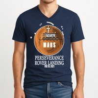 Mars Rover Landing Perseverance V-Neck T-Shirt