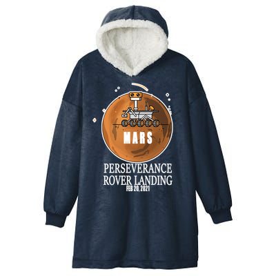 Mars Rover Landing Perseverance Hooded Wearable Blanket