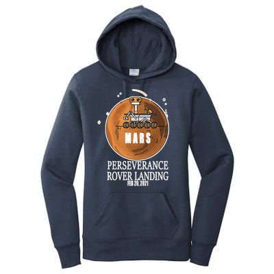 Mars Rover Landing Perseverance Women's Pullover Hoodie