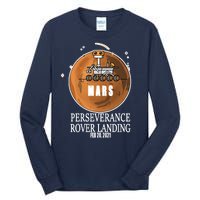 Mars Rover Landing Perseverance Tall Long Sleeve T-Shirt